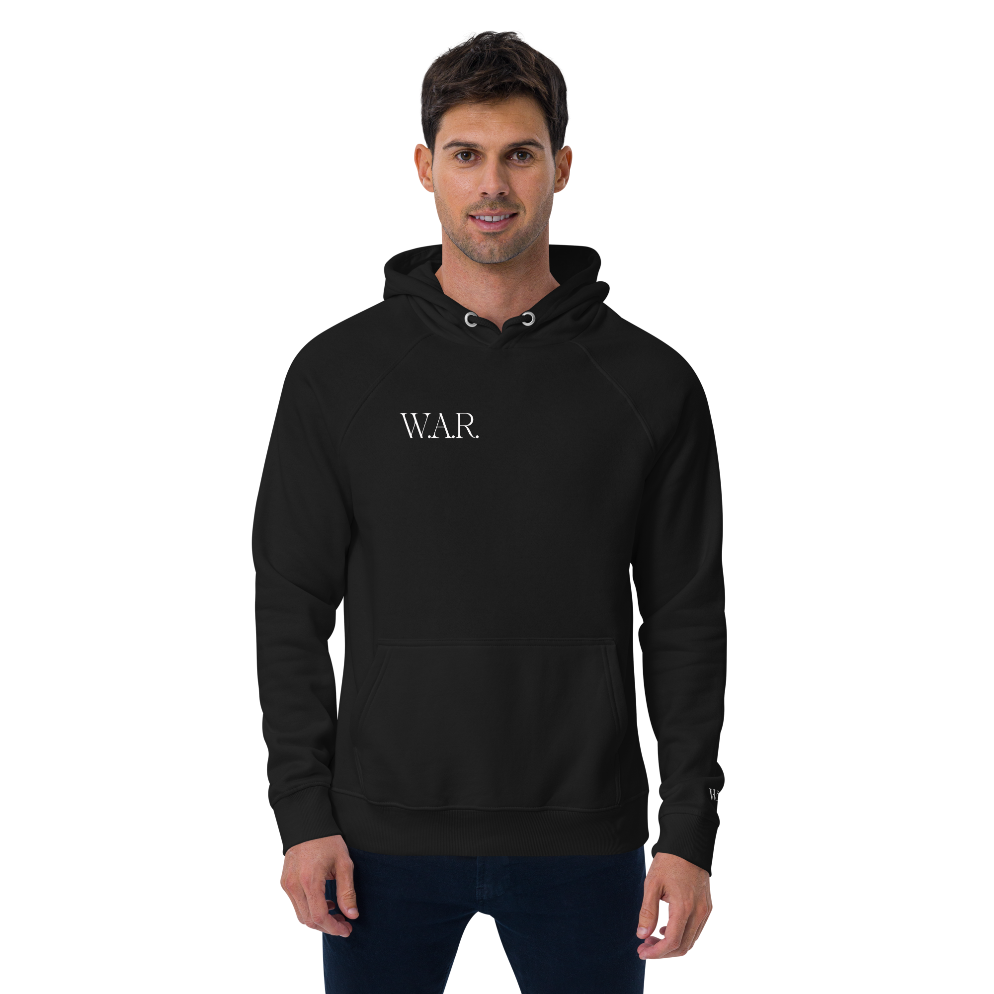 Fitted Black Rose Hoodie