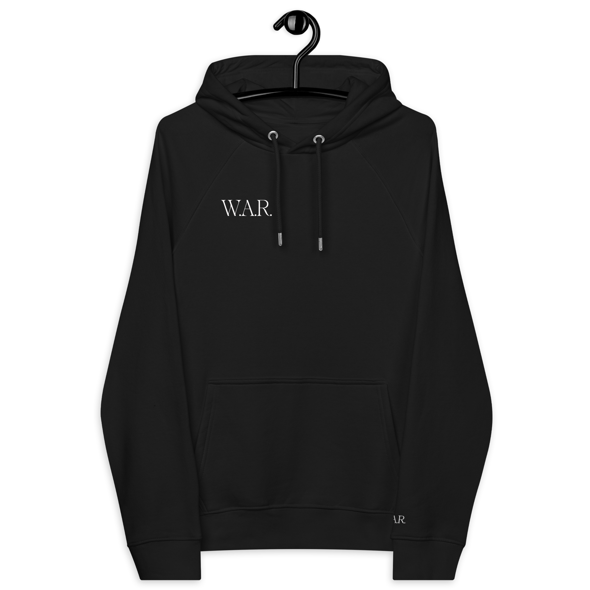 Fitted Black Rose Hoodie