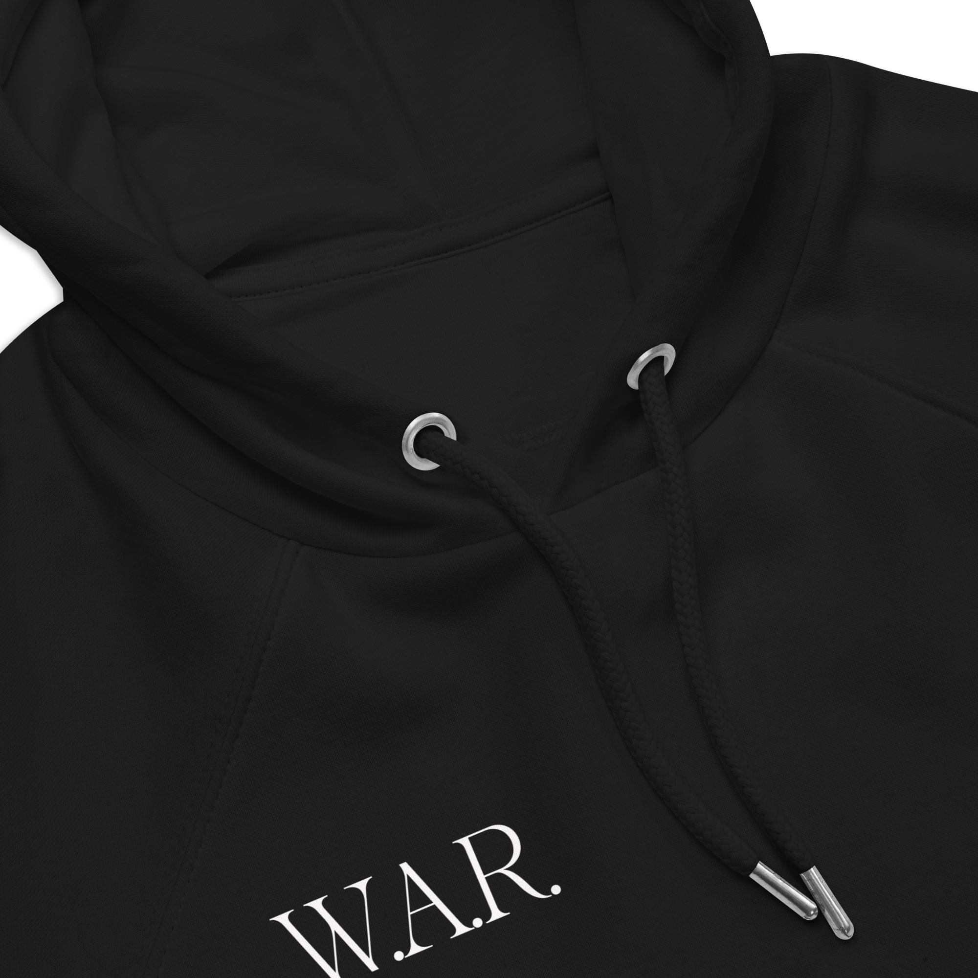 Fitted Black Rose Hoodie